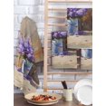 thumbnail image 2 of Lavender Hand Towels Set, Waffle Weave Kitchen Towels 3 Pieces, Spring Floral Purple Watercolor Vintage Microfiber Hair Face Bath Tea Towel Absorbent Quick Drying Cleaning Dish Cloths, 15.7"x23.6", 2 of 7