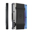 thumbnail image 1 of Cartera Minimalista The Ridge Cash Strap 311 Titanio con Bloqueo RFID y Correa para Billetes, 1 of 5