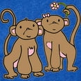 thumbnail image 2 of CafePress - Monkey Couple - Cute Infant Baby Football Bodysuit, 2 of 3