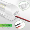 thumbnail image 5 of RV 2PCS 12V Barra de luz LED interior Iluminación del automóvil 108LED con interruptor de encendido/apagado para camioneta, camping, camión, barco (2PCS), 5 of 5