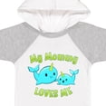 thumbnail image 4 of Inktastic My Mommy Loves Me Cute Narwhal Boys or Girls Baby Bodysuit, 4 of 5