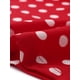 thumbnail image 5 of Camisas de lunares de verano de manga corta con dobladillo peplum para mujeres de tallas grandes Agnes Orinda 2X Rojo, 5 of 6
