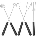 thumbnail image 3 of SHISUYAN 5PCS Stainless Steel Kebab Tool Chocolate Fork Picks Kitchen Gadget for Home Barbecue Cooking, 3 of 8