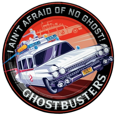 Ghostbusters Plates 7in 16 Count – Ghostbusters Party Supplies