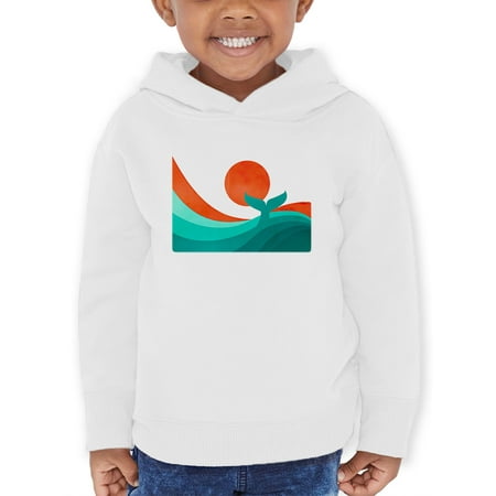 

Image Conscious Whale Tail In The Sunset Hoodie Toddler -Jay Fleck Designs Unisex Casual Fit