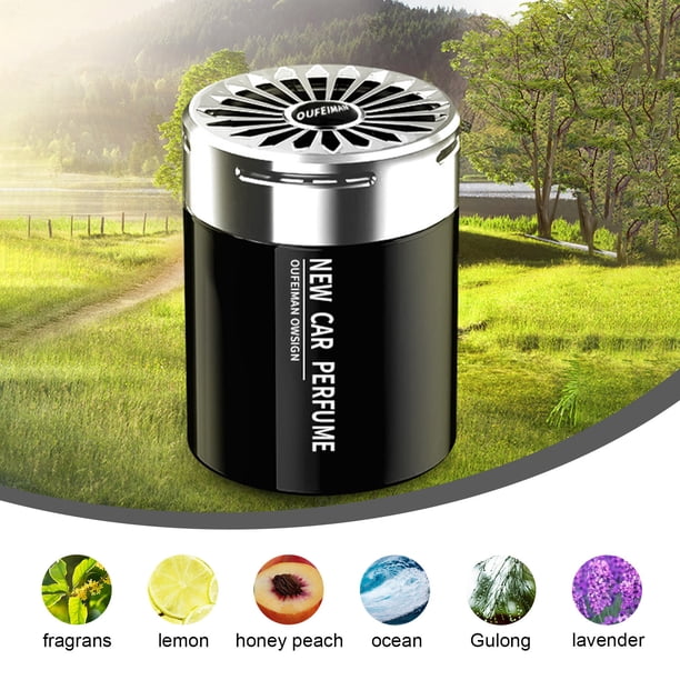 Difusor de Aroma para Coche, Difusor de Aceite de Aromaterapia, Minidifusor Portátil de Vapor Frío para Coche, Hogar, Oficina, Dormitorio (Negro)