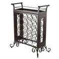 thumbnail image 4 of Winsome Silvano 25-Bottle Wood Wine Rack Bronze (87523), 4 of 4