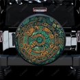 thumbnail image 1 of Housse de Roue de Rechange Universelle en Polyester Colorée Abstraite pour Remorque RV SUV Camion Campeur, 1 of 5