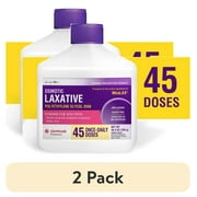 (2 pack) Glenmark Therapeutics Polyethylene Glycol 3350 Powder, Osmotic Laxative, Softens Stool, Relieves Occasional Constipation, Powder for Solution, 26.9 Ounce