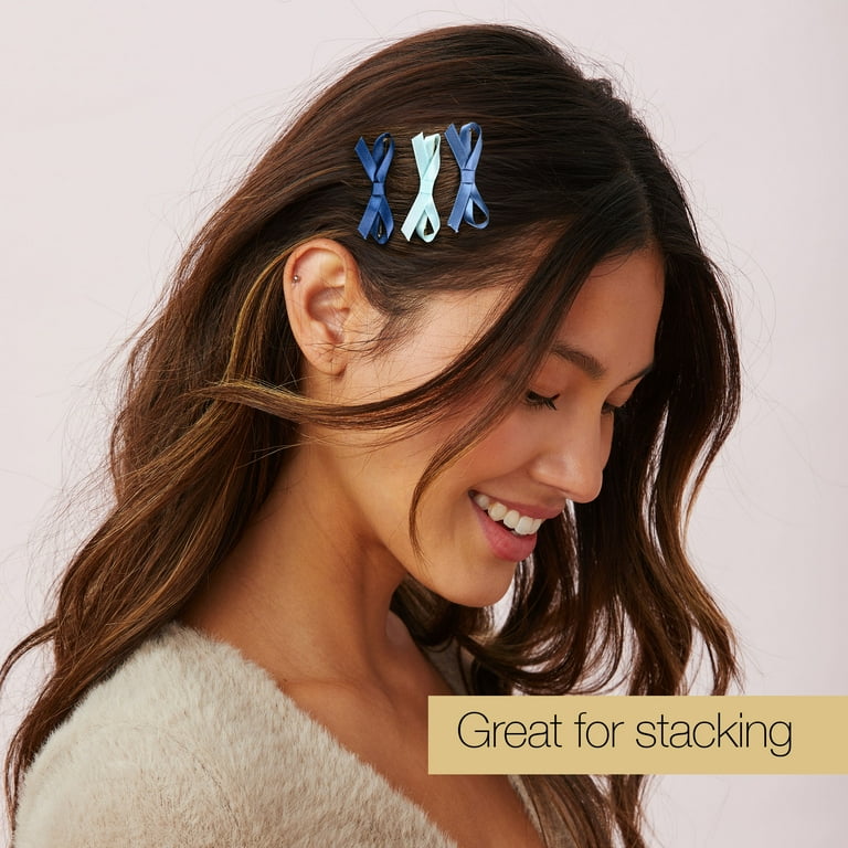 Scunci x Kelsey Anderson Satin Bow Bobby Pins, Multicolor, 6  display picture 2