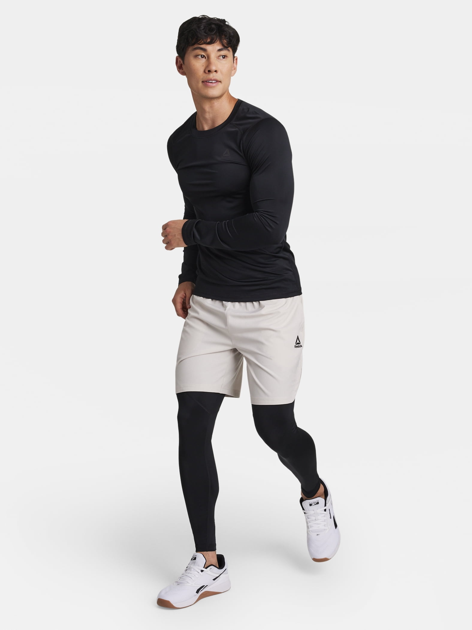 Reebok Men's and Big Men's Kinetic Compression Leggings, Sizes XS-5XL