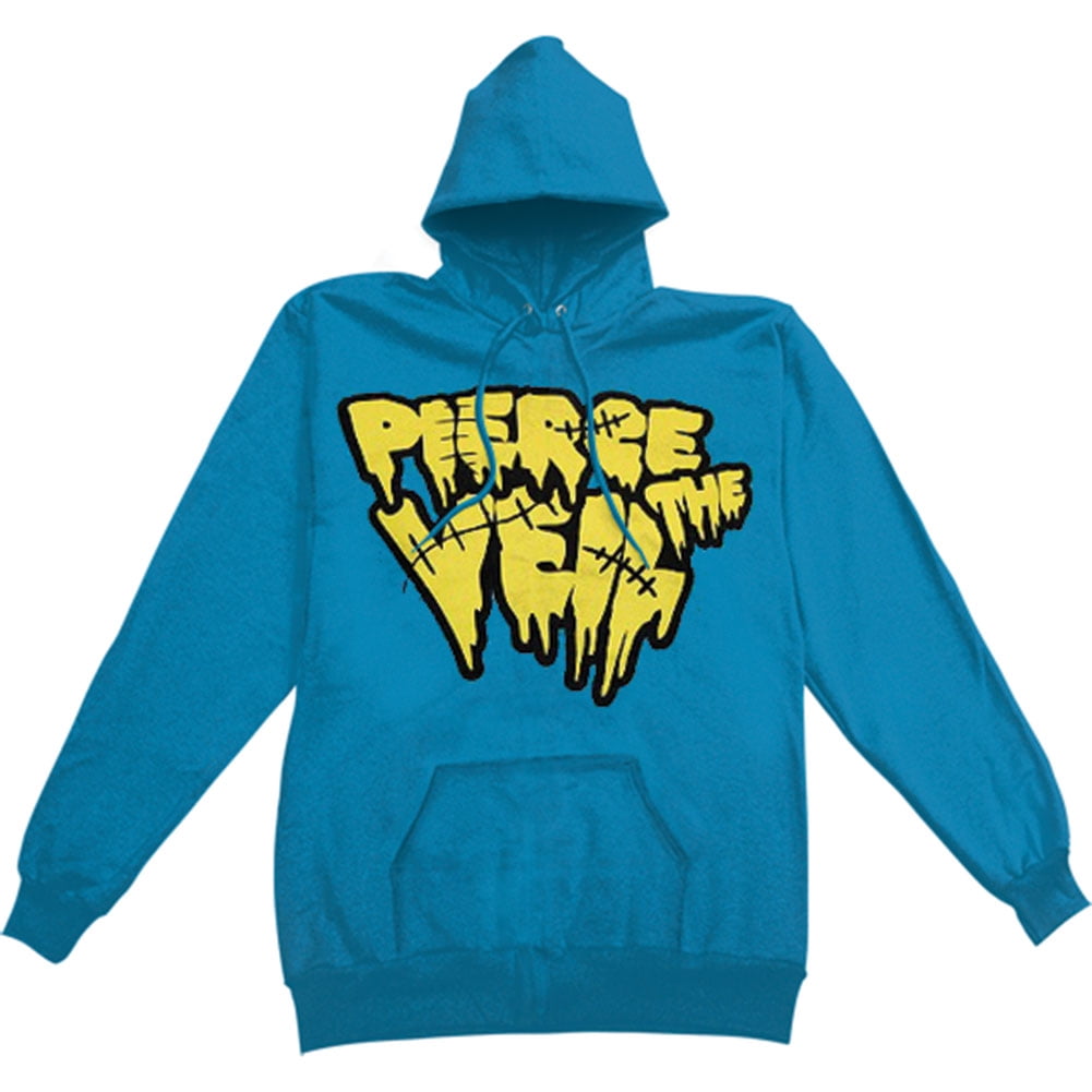 Stitches Hooded Sweatshirt Blue 