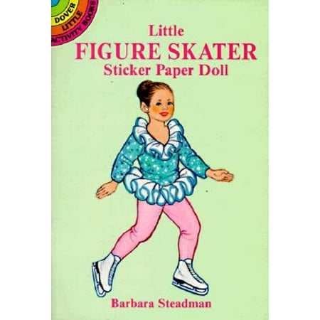 Skater Sticker - Little Figure Skater Sticker Paper Doll