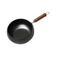 thumbnail image 3 of Siruishop 9.45'' Iron Wok Boiling Cookware Stir Fry Pan for Camping Restaurant Kitchen without lid, 3 of 8