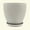 Light Grey, variant on Amgo Light Grey Simulated Stone Resin Planter - 11.8" H, Drainage Holes & Tray - For Plants/Flowers