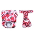 thumbnail image 2 of Pañales para perros con estampados bonitos, reutilizables y lavables, ropa interior cómoda para perros hembras, pantalones cortos para perritas en celo, 2 of 5