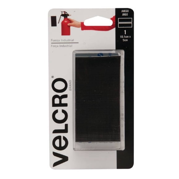 Sujetador con Adhesivo Velcro Negro Rollo 10.1 x 5 cm