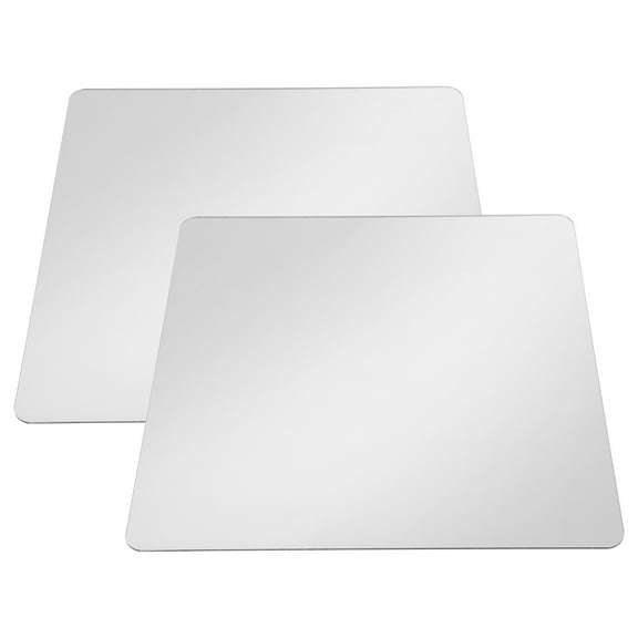 2 Pcs Mirror for Wall Home Decor Square Frameless Acrylic