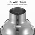 thumbnail image 3 of MasteelfCA 1pc 400ml Scale Pattern Glass Cocktail Shaker Wine Mixer Bottle (Transparent), 3 of 7