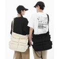 thumbnail image 5 of Kukuzhu Hobo Bag for Women Men Canvas Crossbody Shoulder Bag Large Totes Purses Shopping Handbag Satchels with Multi Pocket, 5 of 7