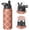 Black, variant on Christmas 18 oz Insulated Stainless Steel Water Bottle with Straw & Cleaning Brush , Leakproof, BPA-Free, 304 Stainless Steel, Wide Mouth, Travel Mug for Car, Gym, Office
