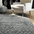 thumbnail image 5 of nuLOOM Bexley Faded Banded Tribal Area Rug, 8' x 10', Bexley Grey, 5 of 5