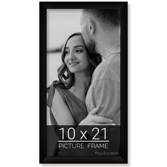 10x21 Black Picture Frame for Puzzles Posters Photos or Artwork