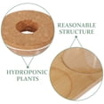 thumbnail image 3 of Hydroponic Plant Glass Bottle Home Decor Bamboo Stand Glass Vase Air Plant Terrarium Hydroponic Glass Planter, 3 of 6