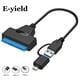 thumbnail image 2 of Adaptador de Cable SATA a USB 3,0/2,0 de hasta 6 Gbps 7 + 15/22 pines para soporte de disco duro externo SSD HDD de 2,5 pulgadas Sata III SATA 3 Tan Jianjun unisex, 2 of 2
