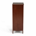 thumbnail image 6 of LuxenHome Walnut Finish Wine Storage Cabinet, 6 of 11