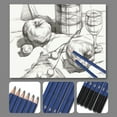 thumbnail image 5 of 12-Piece Graphite Pencil Set for Technical Sketching - Range of Hardness from 5H to 8B - Ideal for Portraits, Landscapes, and Professional Drawing Projects, 5 of 5