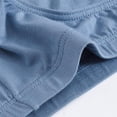 thumbnail image 4 of TANBOM Men's Bulge Enhancing Briefs Bamboo Viscose Underwear Lack Blue M 1-Pack, 4 of 6