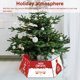 thumbnail image 5 of Feliz árbol de Navidad Collar Copos de nieve Anillo de Navidad Fiesta Interior Exterior Falda de piso Festival Decoración Artesanía Regalo Nuevo 006 Inevent HA009061-06, 5 of 6