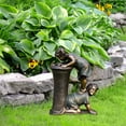 thumbnail image 6 of SUSHANG Boy & Girl Garden Statue, Fountain Yard Art Decoration, Outdoor Garden Statues, Boy Girl Figurines, for Lawn Yard Patio Pond or Yard,Drinking Water, 6 of 7