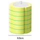 thumbnail image 3 of Juegos de escobillas para inodoro Escobilla de baño No Dead Corner Escobilla desechable para baño (cabezal de cepillo de limón de 6 piezas), 3 of 5