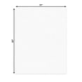 thumbnail image 2 of Oyster Shell White 17x22 Uncut Art Mat Board - No Opening - 50 Mats, 2 of 7