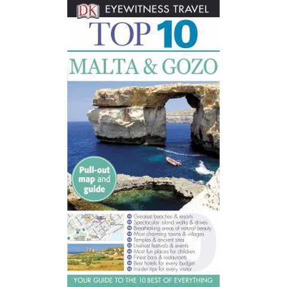Pre-Owned Dk Eyewitness Top 10 Malta & Gozo (Dk Eyewitness Top 10 Travel Guides) (Paperback) 0756696720 9780756696726