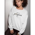 thumbnail image 2 of Happiness Looks Gorgeous Sweatshirt Women -Image by Shutterstock, Female x-Large, 2 of 4