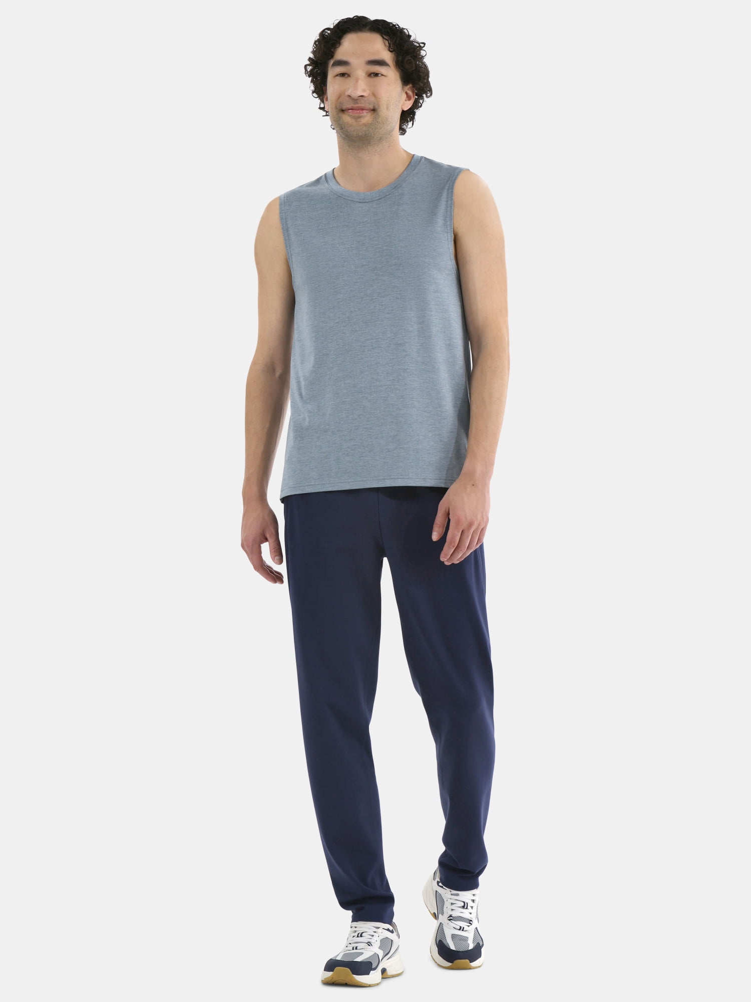 Athletic Works Men's and Men's Big & Tall Tri-Blend Muscle Tee, Sizes XS-4XLT