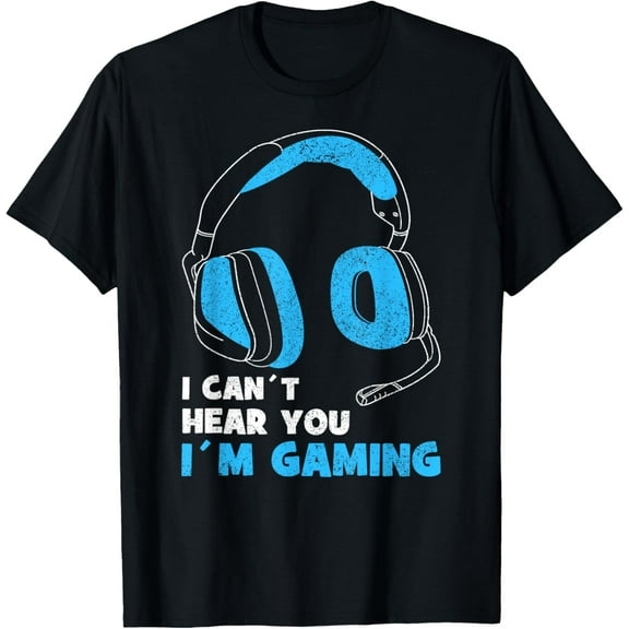 Can′t Hear You I′m Gaming I PS5 Controller Gamer T-Shirt