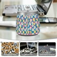 thumbnail image 6 of Yayeee Ashtray with Lid for Cigarette Smokeless Stainless Steel Home Ash Holder, Blue Checkered Daisy, 6 of 7