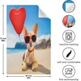 thumbnail image 5 of Chihuahua Dog Balloon Dish Towels Set of 1, Ocean Beach Funny Washable Tea Towels Dishcloths Lint-Free 18x28 Inch Fast Drying for Home Kitchen Clean, 5 of 7