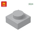 thumbnail image 1 of 588Pcs/Lot 3024 1x1 Short 1-Hole Building Blocks Classic Base Parts Compatible with Bricks Children Toys Assembly Gift Box 70.Light Bluish Gray about 588pcs, 1 of 6