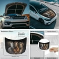 thumbnail image 4 of Yuyamidu Horse Car Hood Cover Auto Side View Mirror Cover Easy to Install Hood Cover with Auto Rearview Covers Set of 3 Car Exterior Accessories Decoration, 4 of 7