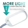thumbnail image 2 of LED Bright Reader Natural Daylight Full Spectrum Desk Lamp Grey, 2 of 5