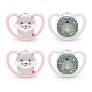 NUK® Space™ Orthodontic Pacifier, 0-6 Months, 4 Pack