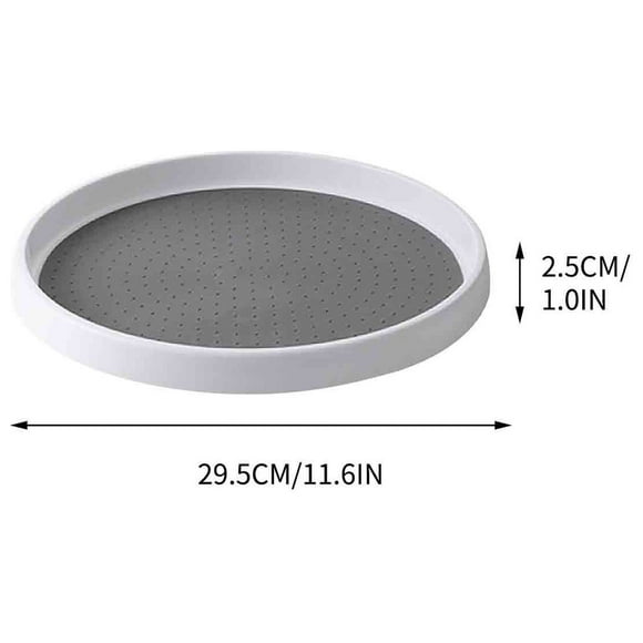 Kitchen Storage Rack,Kitchen Storage Shelf Rack Kitchen Rotating Seasoning Rack Storage Rack Tray Seasoning Bottle Can Storage Rotary Table Supplies Multifunctional Storage Tray