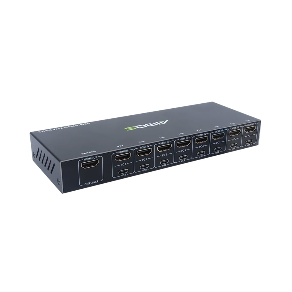 Ports Switch,Switch 8 4k@30hz/audio Video Sync Video Sync Output Kvm In 1 Out 8 In 1 Huiop Buzhi Dsfen Eryue
