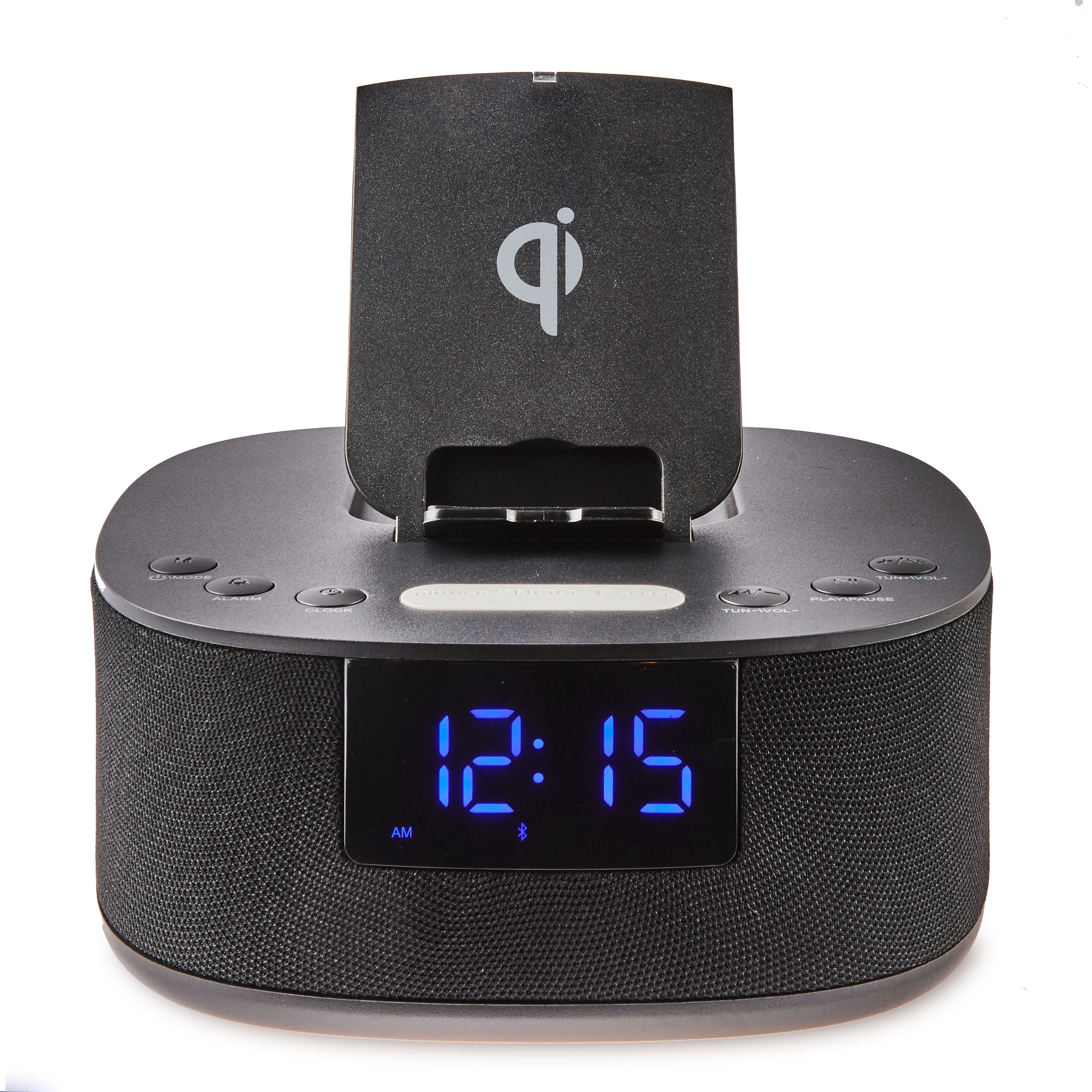 onn. Clock Radio with Wireless Charging and Bluetooth Speaker - image 2 of 5