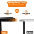 thumbnail image 5 of HAIMULI 4ft Rectangular All-Occasion Plastic Folding Event Table for Indoor and Outdoor, Portable Desk, Camping, Durable and Stable, HDPE and Steel, Wide Application, 5 of 8